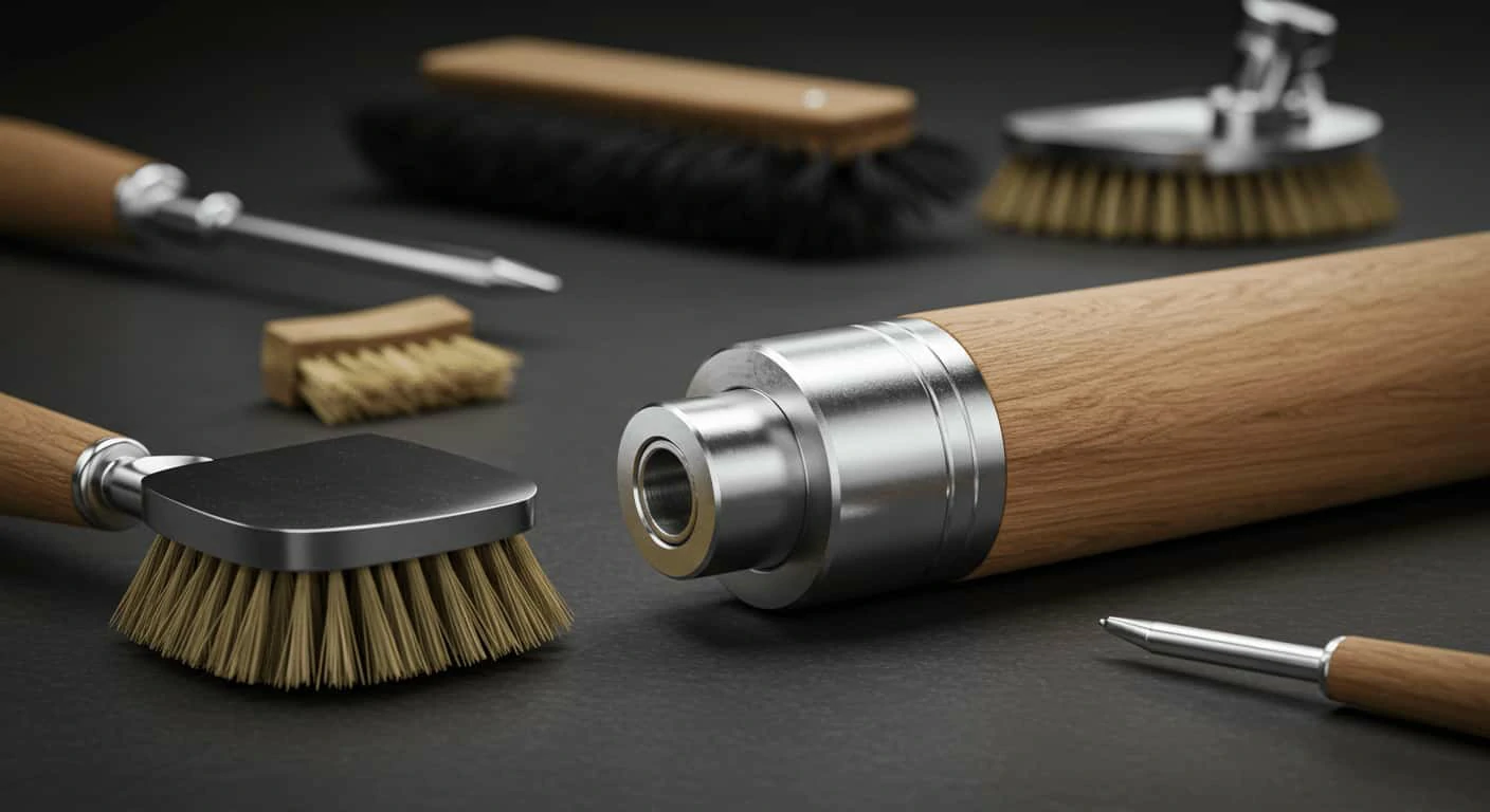 Lanzamiento de asas híbridas de metal y madera para uso comercial.