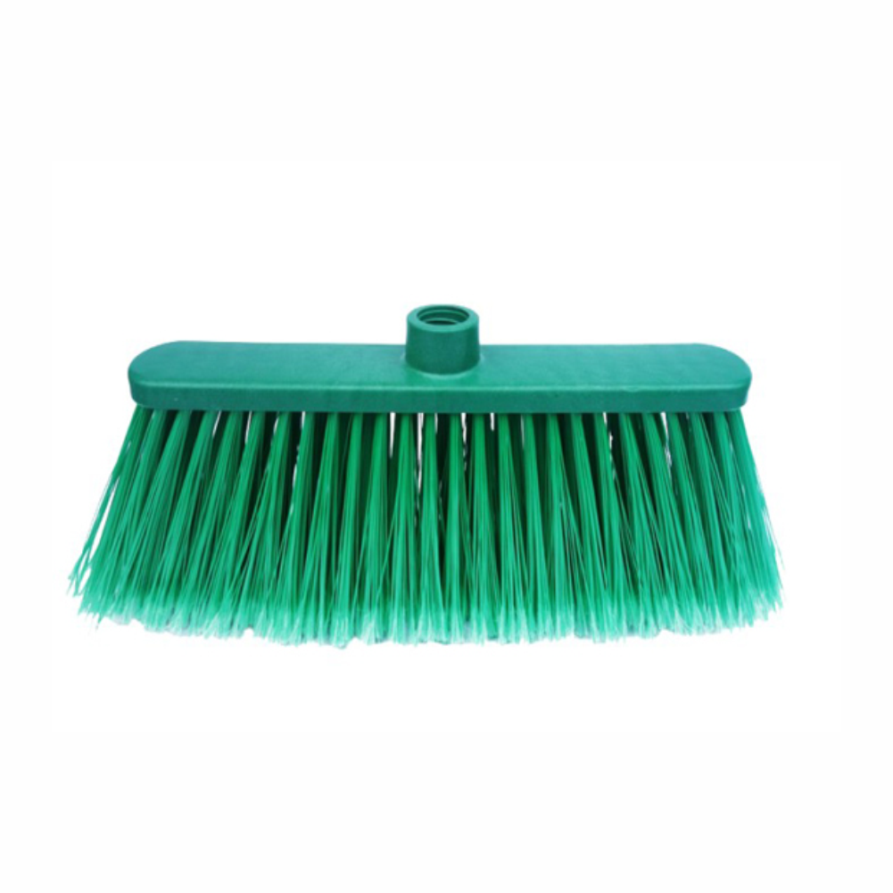 Vibrant Color Plastic Broom Head 27×4.5×15cm New Material Extra-Stiff Bristles for Powerful Cleaning
