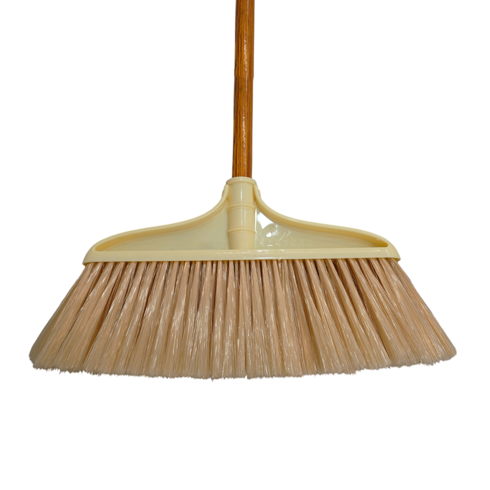 OPULENT Plastic Broom Head for Small Debris Indoor, Outdoor, Home, Restaurant, Lobby, Office, 31cm