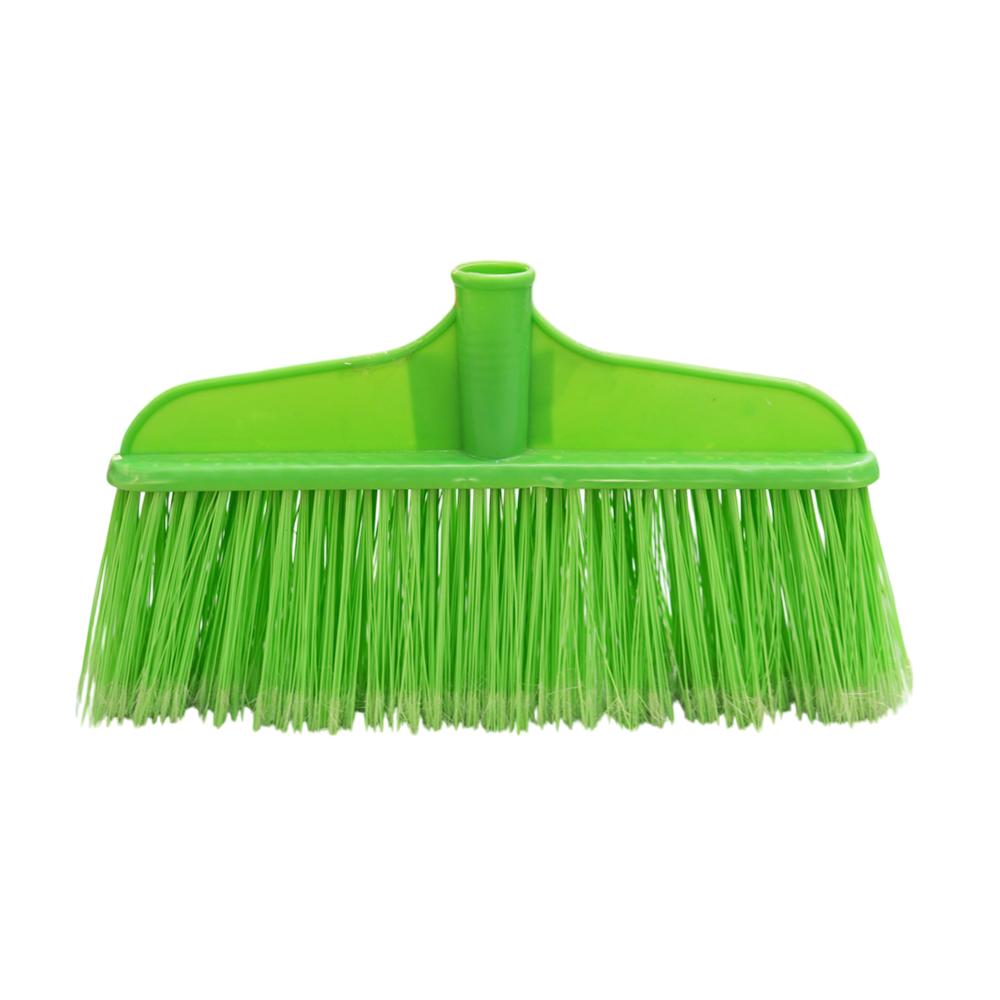 Green Plastic Broom Head Special for Courtyard and Street Outdoor Sweeping Head Durable Plastic Broom Replacement Head