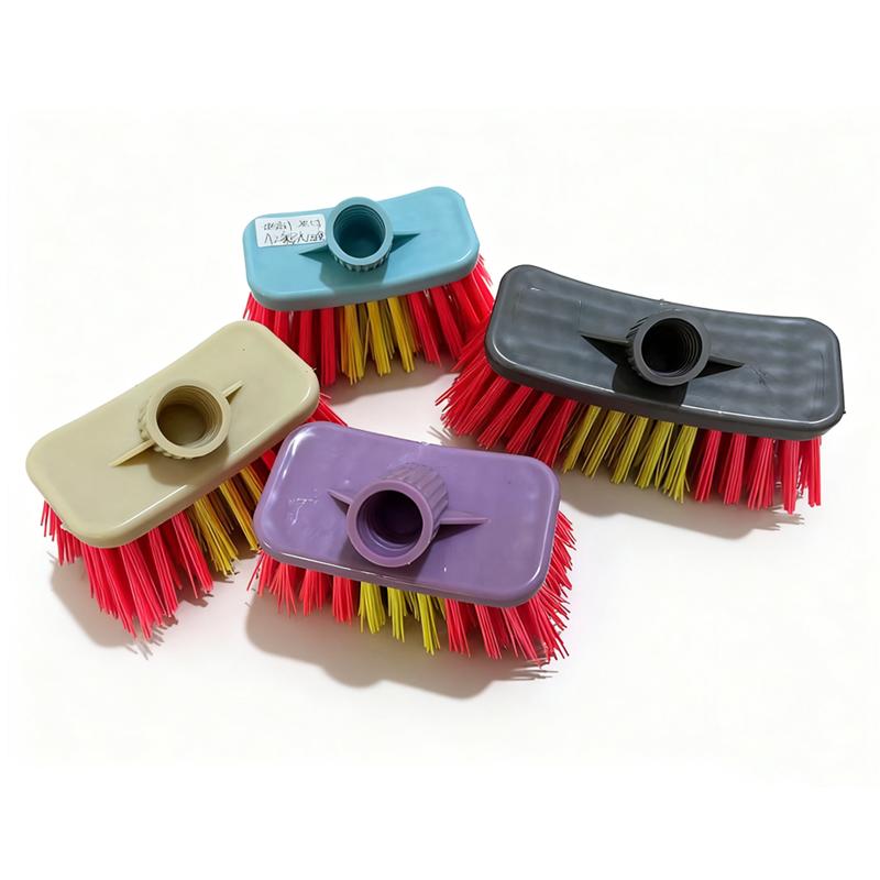 Wholesale Inexpensive Two - Color Floor Brushes Plastic Cleaning Broom Heads Home Cleaning Accessories