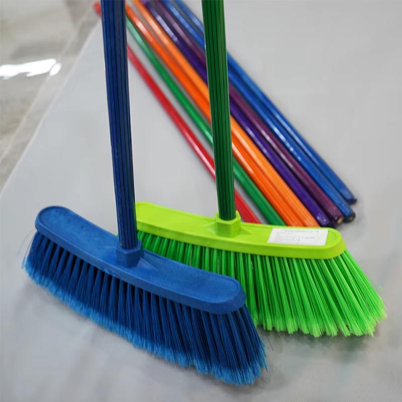 Blue Plastic Brooms with Sturdy